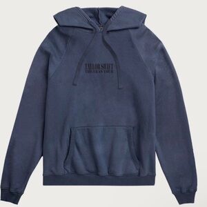 Taylor Swift - The Eras Tour Washed Blue Hoodie - Size XL